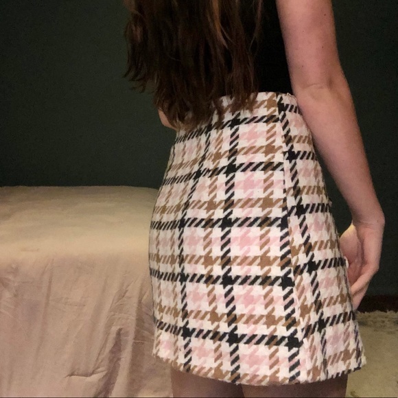 Plaid Pink Skirt - Picture 3 of 3